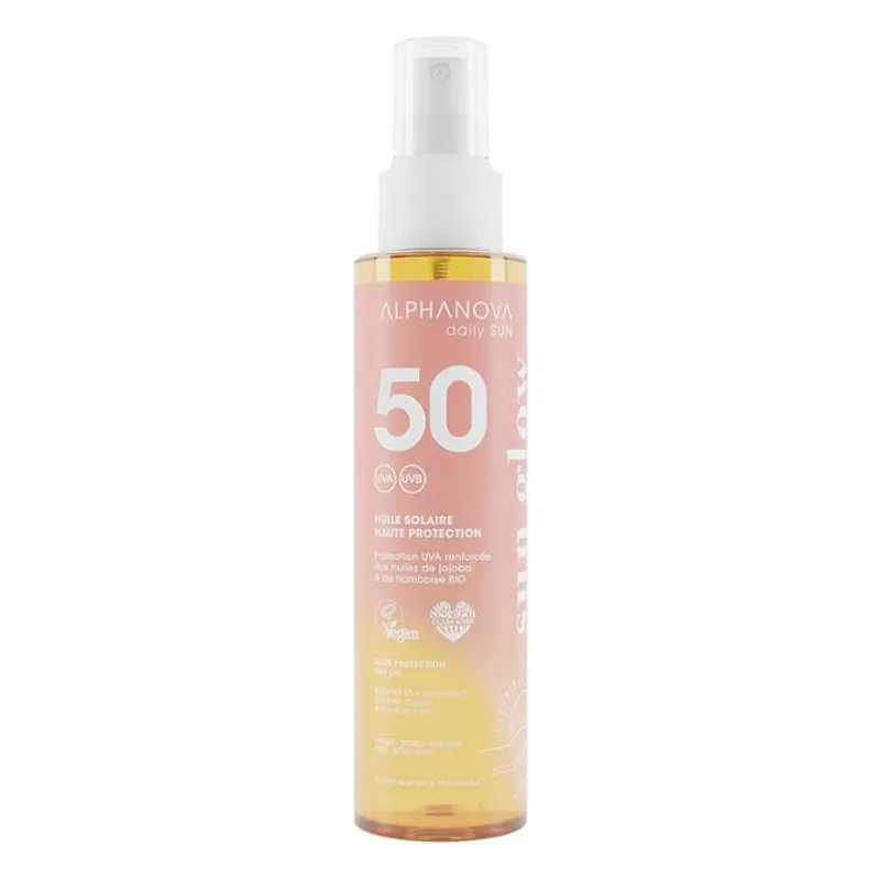 Alphanova Sun Glow Daily Sun Huile Solaire Spf50 125ml