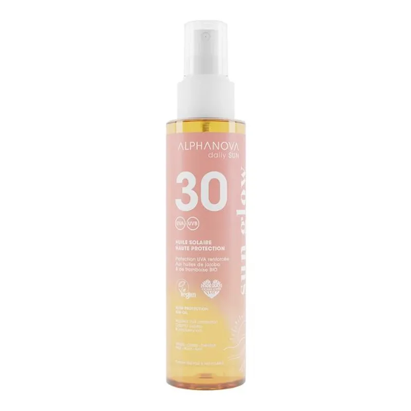 Alphanova Sun Glow Daily Sun Huile Solaire Spf30 125ml