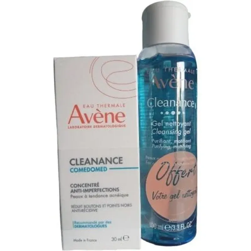 Avene Pack Cleanance Comedomed Concentre Anti-imperfection 30ml + Cleanance Gel Nettoyant 100ml