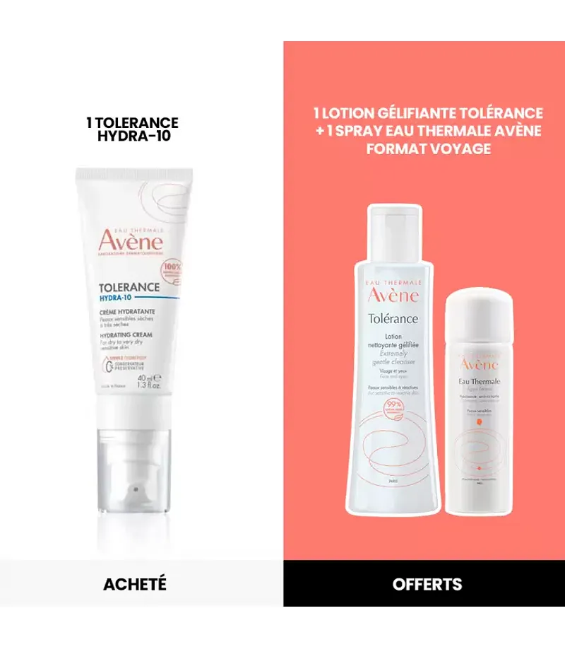AVENE TOLERANCE HYDRA 10 CREME 40ML