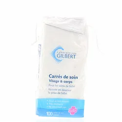BEBE PROPRE CARRE DE SOIN VISAGE ET CORPS BOITE DE 100