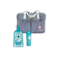 Bioderma Abcderm  Bebe Shampooing 200ml +2 Gel Moussant 200ml + Sac Offert