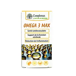 Complemax Omega 3 Max Boite De 50 Capsules