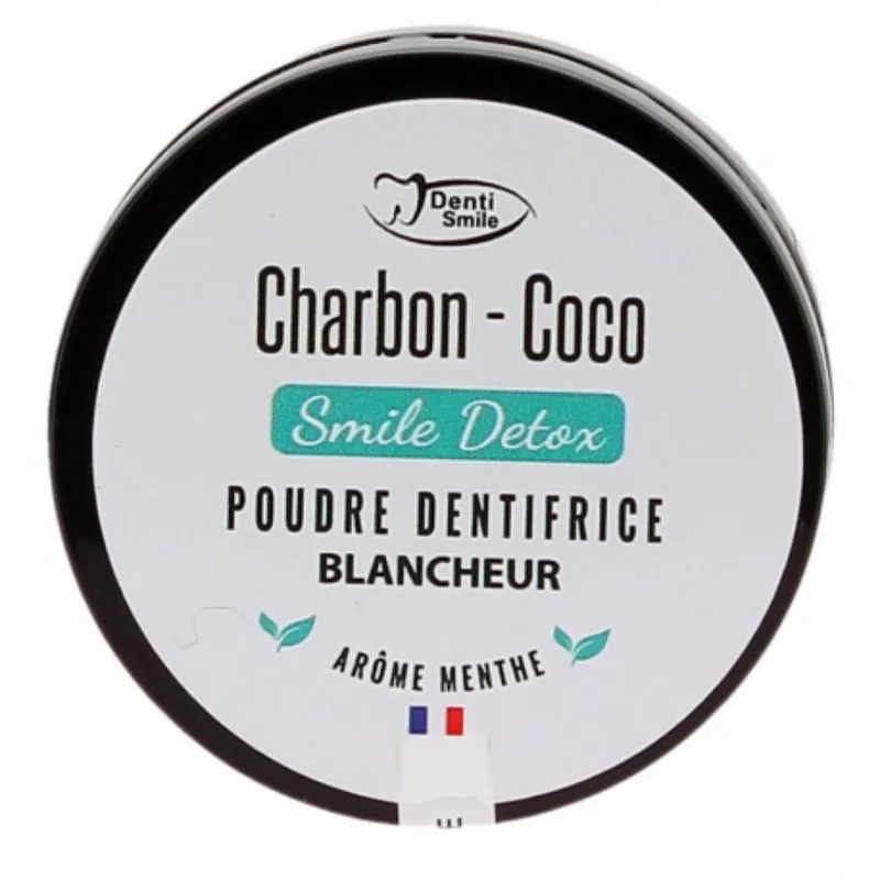 DENTI SMILE BLANCHEUR POUDRE POT BICARBONAT ARGILE 10G