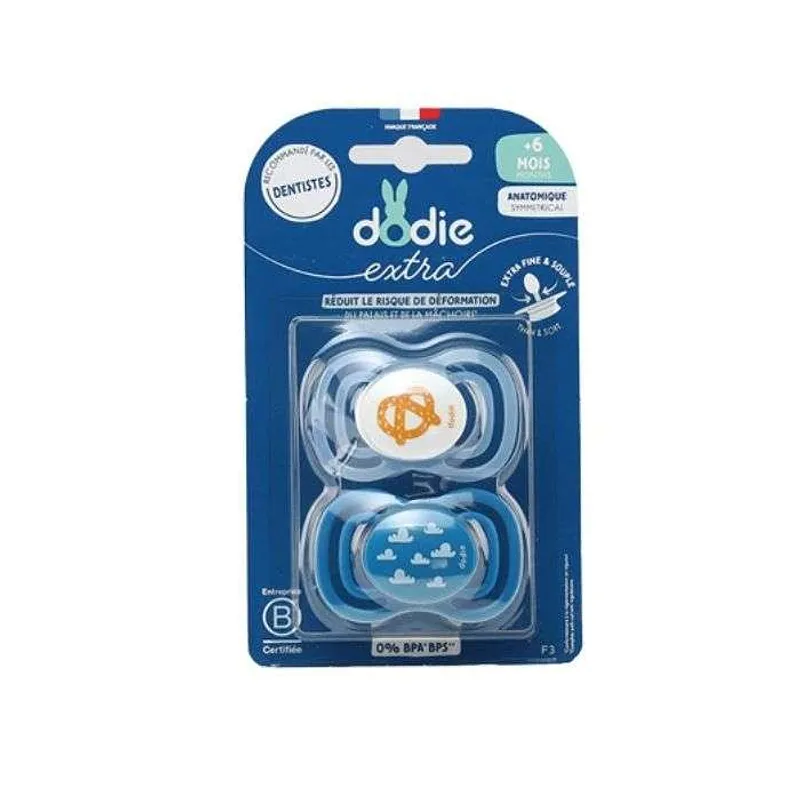 DODIE SUCETTE EXTRA FINE BLEU F3 +6MOIS