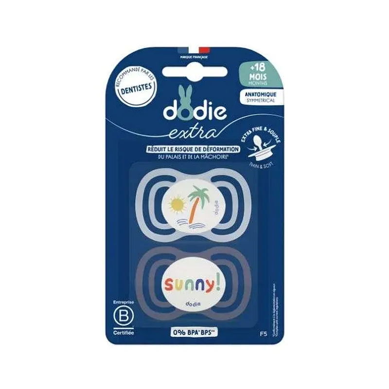 DODIE SUCETTE EXTRA FINE BLEU F5 +18MOIS
