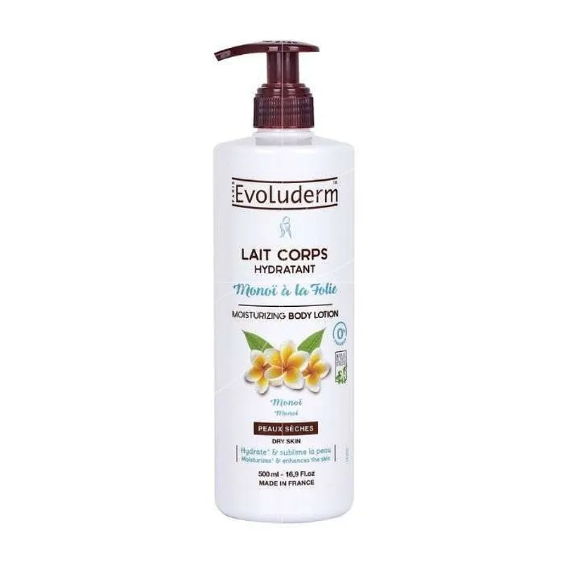 Evoluderm Lait Corps Hydratant Monoi A La Folie 500ml