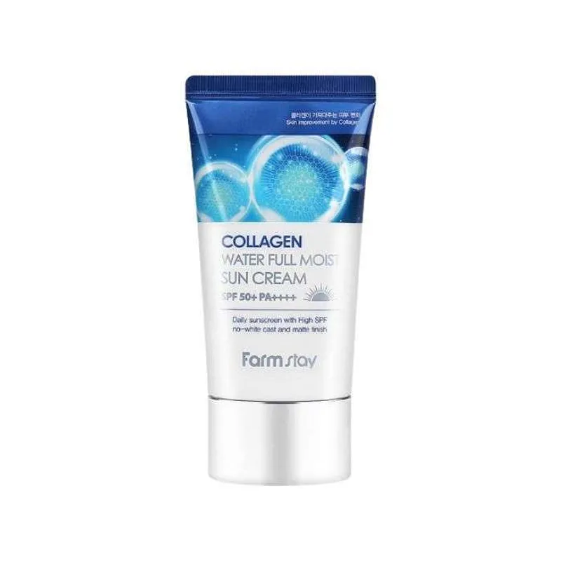 FARMSTAY COLLAGEN WATER FULL MOIST CREME SOLAIRE SPF50+ 50G