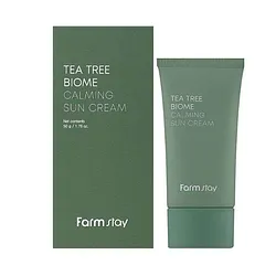 Farmstay Tea Tree Biome Calming Sun Creme 50g