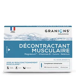 Granions Decontractant Musculaire Boite De 30 Ampoules Buvables