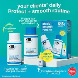 K18 Pack Shampooing Protecteur De Ph 250ml + Apres Shamooing Protecteur 250ml + Huile Capillaire 4ml