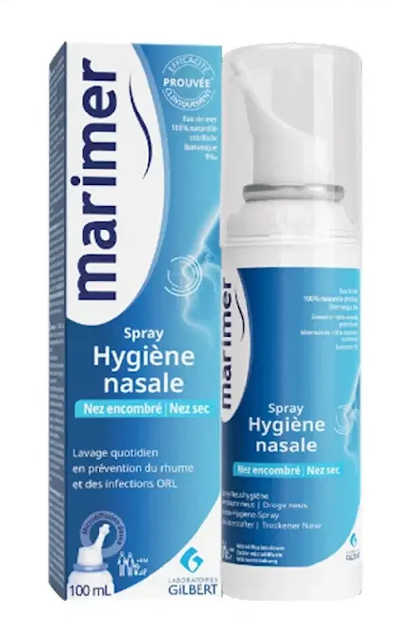 Marimer Hypertonique Spray Hygiene Nasale Nez Sec 100ml
