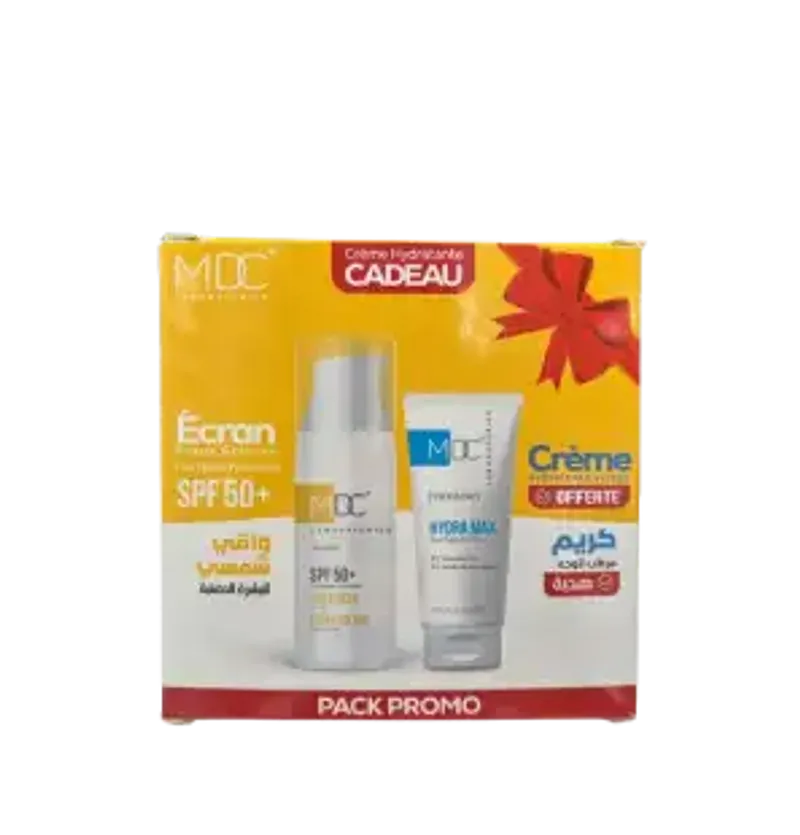 Mdc Pack Ecran Peaux Grasses Spf50+ 50ml + Creme Hydra Max 30ml Offerte
