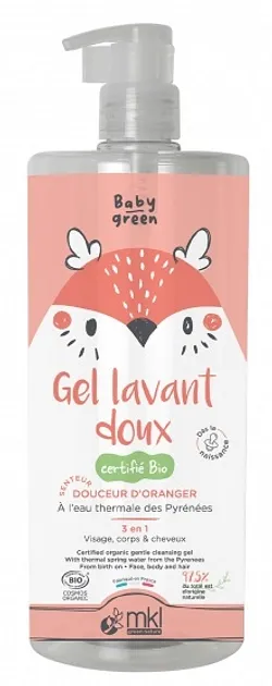 Mkl Green Nature Baby Green Gel Lavant Doux Bio 1l