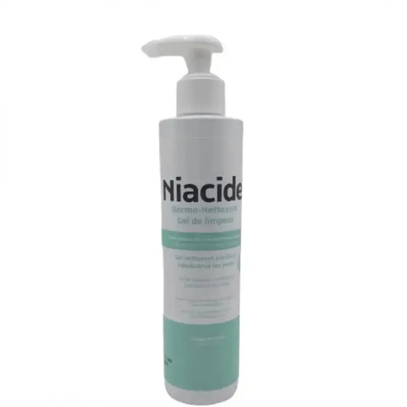 NIACIDE DERMO-NETTOYANT GEL DE LIMPEZA VISAGE ET CORPS PEAU GRASSE ET A TENDANCE ACNEIQUE 200ML