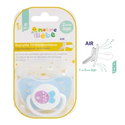 Notre Bebe Sucette Orthodontique 1er Age Reference Nb071