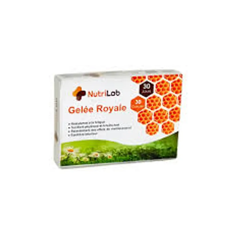 NUTRILAB GELEE ROYALE + POLLEN B30 GELULES