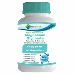 Nutrilab Magnesium Glycinate Boite De 60 Gelules