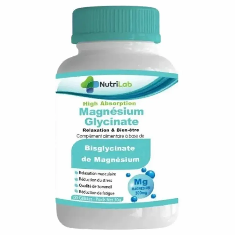 Nutrilab Magnesium Glycinate Boite De 60 Gelules