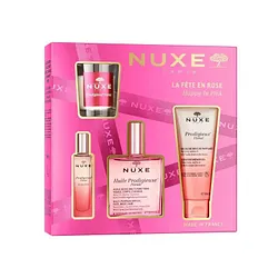 Nuxe Coffret La Fete En Rose Huile Prodigieuse 100ml + Prodigieux Gelee De Douche Parfumee 100ml