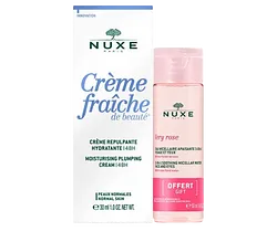 Nuxe Pack Creme Fraiche De Beaute Creme Riche 30ml + Very Rose Eau Micellaire Apaisante 3en1 50ml
