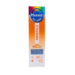 Plusssz Minerals Gout Mangue Orange Boite De 20 Comprimes Effervescent
