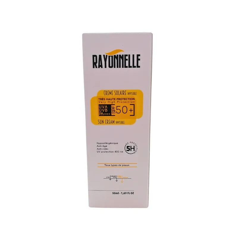 RAYONNELLE CREME SOLAIRE INVISIBLE SPF50+ 50ML