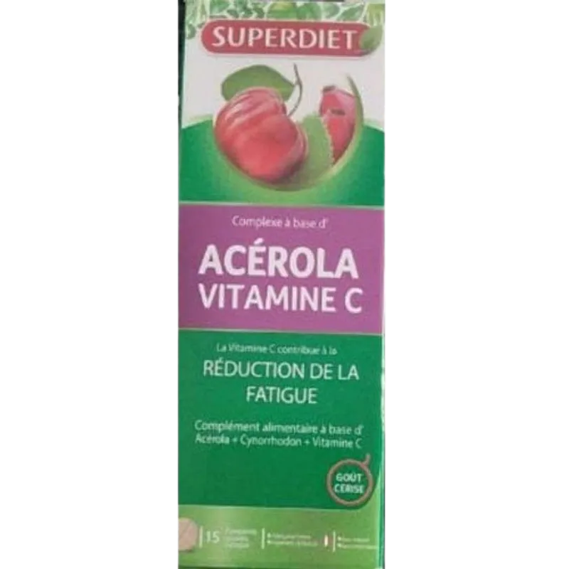 SUPERDIET ACEROLA VITAMINE C B15 COMP