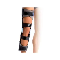 Thuasne Attelle D'immobilisation De Genou 3 Panneaux Noir Taille 50 Reference 800024