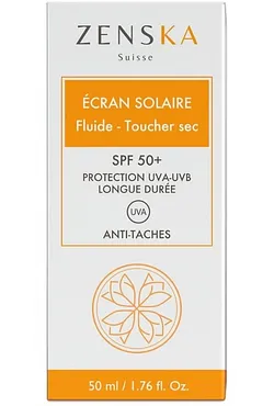 Zenska Pack Ecran Solaire Fluide Toucher Sec Spf50+ 50ml*2