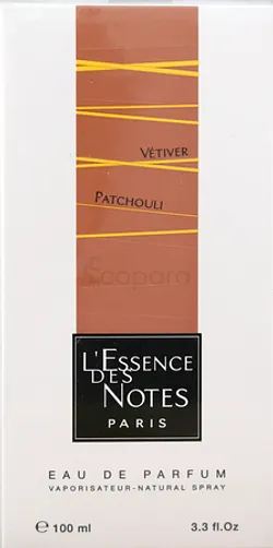 L ESSENCE DES NOTES EAU DE PARFUM VETIVER ET PATCHOULI 100ML