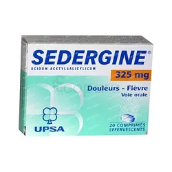 SEDERGINE BOITE DE 20 COMPRIMES EFFERVESCENTS REFERENCE 900880