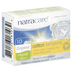 NATRACARE ORGANIC TAMPONS REGULAR 1*10 PIECES