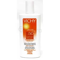 VICHY CAPITAL SOLEIL MICRO-FLUIDE VISAGE SPF50+ PEAUX SENSIBLES 40ML