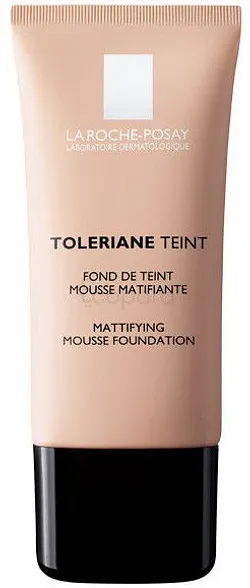 LA ROCHE POSAY TOLERIANE TEINT MOUSSE MATIFIANTE NUMERO 04 BEIGE DORE 30ML