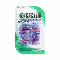 GUM RED COTE REVELATEUR DE PLAQUE BOITE DE 12 COMPRIMES REFERENCE 824