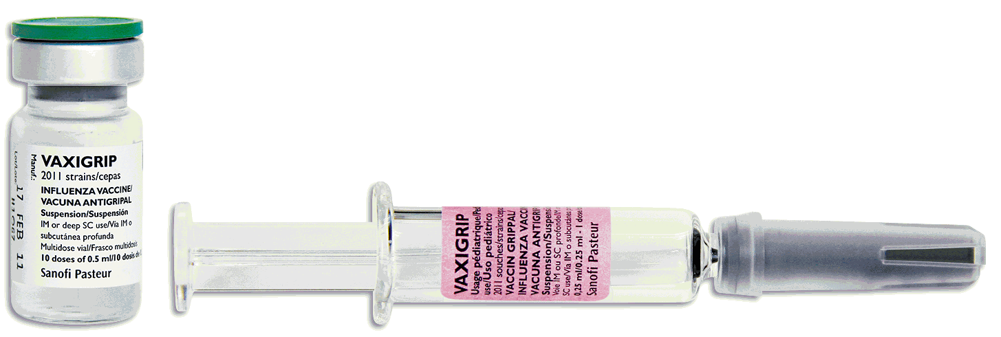 VAXIGRIP 0.5ML VACCIN PAR UNITE