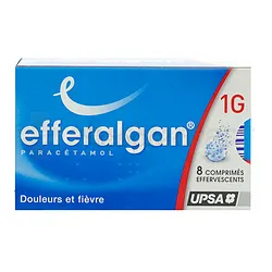 EFFERALGAN 1G BOITE DE 8 COMPRIMES EFFERVESCENTS