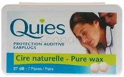 QUIES PROTECTION AUDITIVE CIRE NATURELLE BOITE DE 7 PAIRES