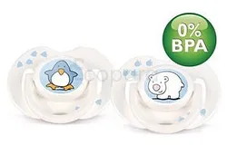 AVENT SUCETTES DECOREES SILICONE 0-3MOIS BOITE DE 2