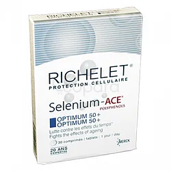 SELENIUM ACE OPTIMUM 50+ BOITE DE 30
