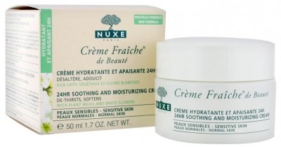 NUXE CREME FRAICHE DE BEAUTE CREME HYDRATANTE ET APAISANTE 24H 50ML
