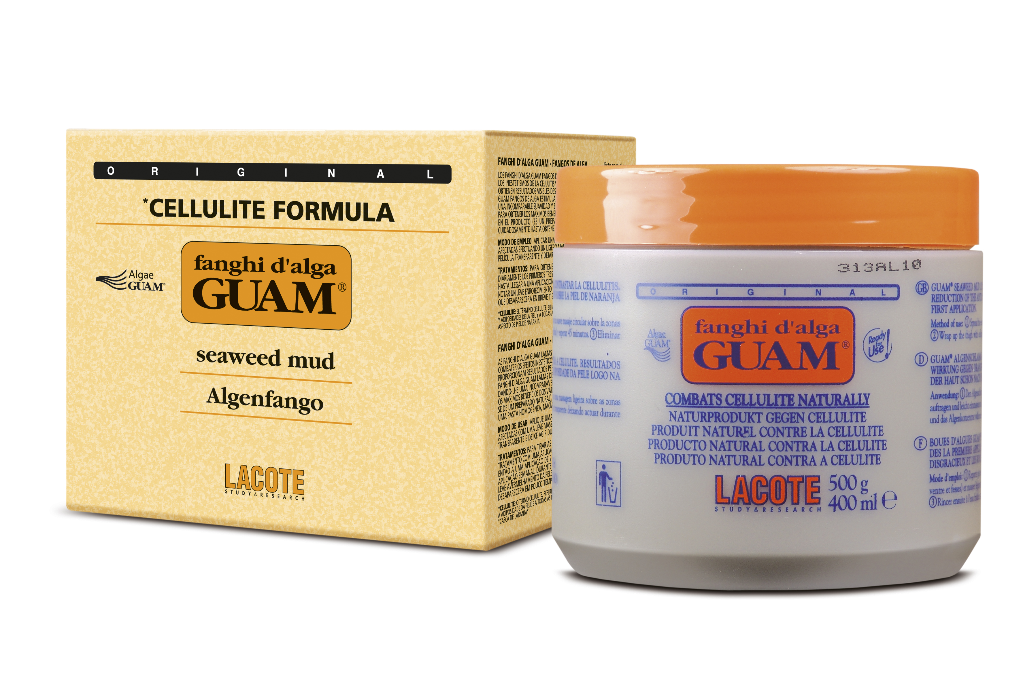 GUAM BOUE D'ALGUES ANTI-CELLULITE FORMULE CLASSIQUE 500G