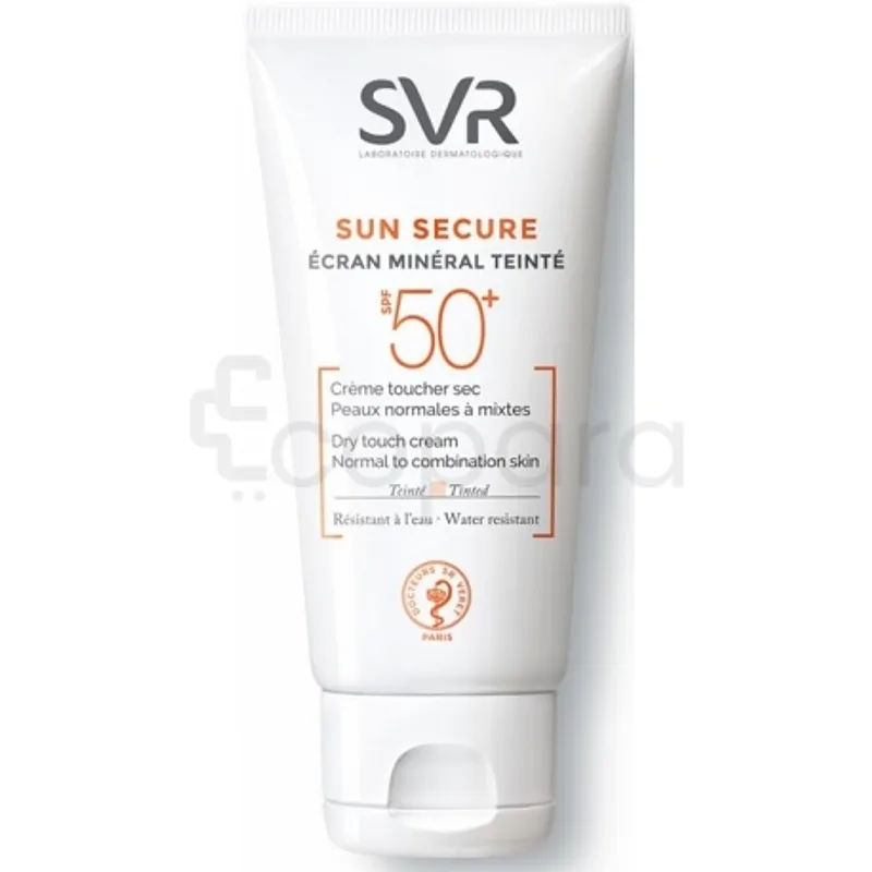 SVR SUN SECURE ECRAN MINERAL TEINTE SPF50+ PEAUX NORMALES A MIXTES 50ML
