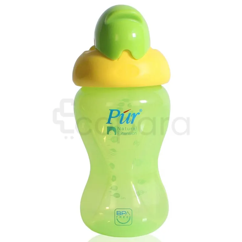 PUR NATURAL EXTENSION GOBELET VERT AVEC PAILLE