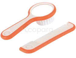 BEBE CONFORT BROSSE MIROIR + PEIGNE ROSE SORBET 0-36MOIS REFERENCE 32000218