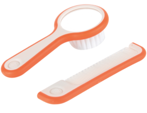 BEBE CONFORT BROSSE MIROIR + PEIGNE ROSE SORBET 0-36MOIS REFERENCE 32000218