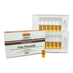 GUAM UPKER AMPOULES PLANCTIDIL TRAITEMENT POUR LA PREVENTION DE LA CHUTE DES CHEVEUX BOITE DE 12