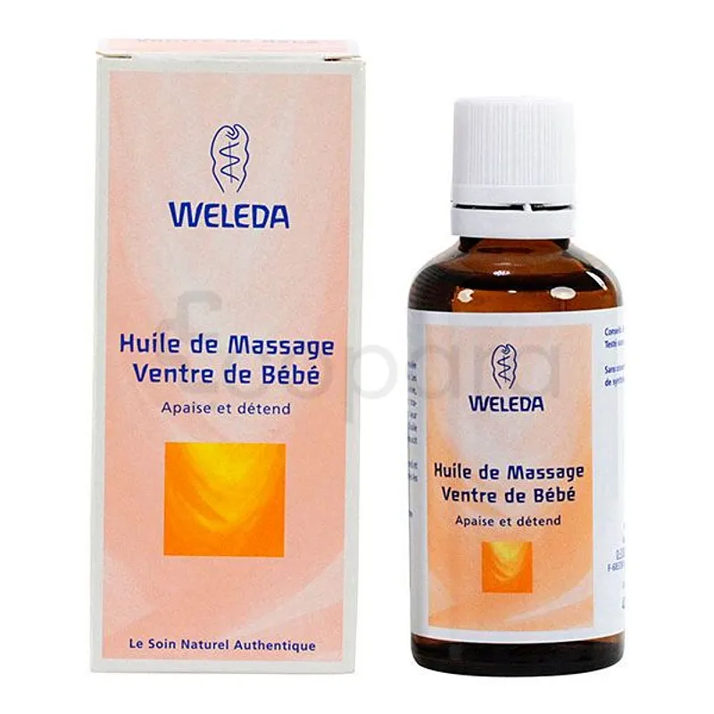 WELEDA HUILE DE MASSAGE VENTRE BEBE 50ML