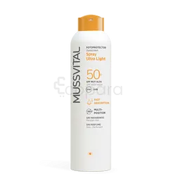 MUSSVITAL PHOTOPROTECTEUR AEROSOL SPRAY ULTRA LIGHT SPF50+ 150ML